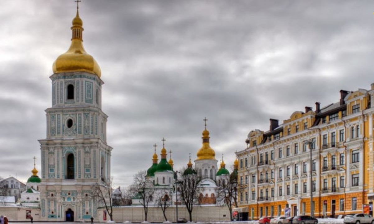 Golden Gate, Saint Sofia Cathedral, Old Kyiv Hill, Andrew's Church