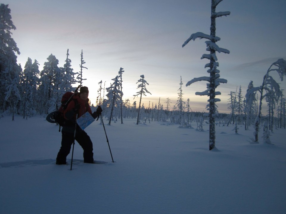 Riisitunturi National Park, winter wonderland, traditional wilderness hut