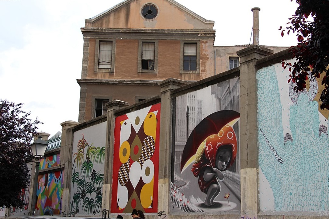 Lavapiés murals, Malasaña graffiti-lined streets, Madrid bohemian neighbourhoods