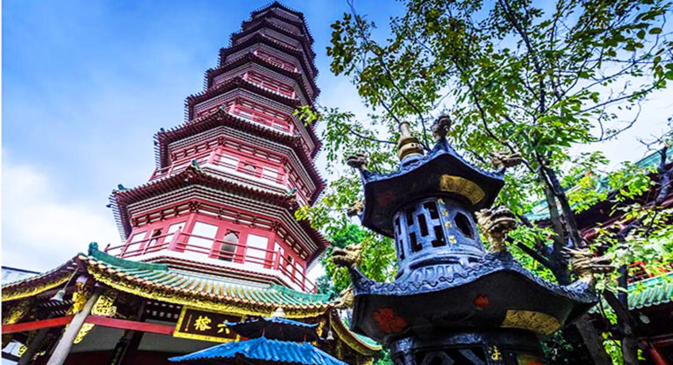 Canton Tower, Shamian Island, Beijing Road Pedestrian Street, Six Banyan Temple