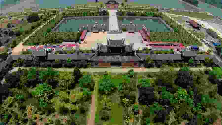 Bai Dinh Pagoda Aerial view