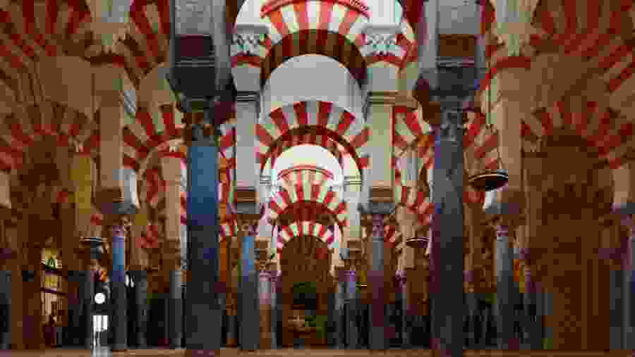 Moorish columns of Mosque–Cathedral of Córdoba