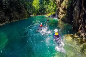 1-Day Badian Canyoneering Adventure to Kawasan Falls from Cebu