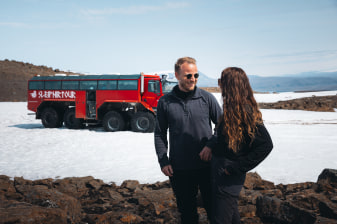 Red Glacier Monster Truck Tour Unique Langjökull Glacier Tour from Gullfoss