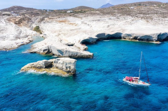 Shared Half Day Cruise from Milos to Provatas & Kleftiko