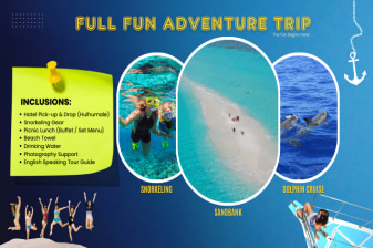 5-Hour Maldives Boat Tour with Sandbank, Himmafushi and Snorkeling