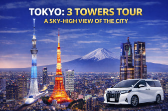 5-Hour Tokyo Three Towers Tour with Skyline Views and Mount Fuji