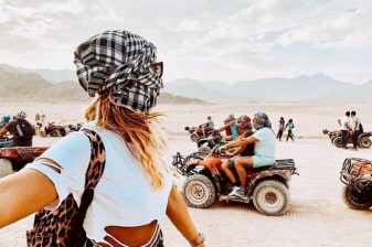 8-Hour ATV Sunset Safari from El Quseer with BBQ Dinner and Show
