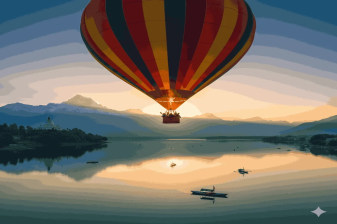 5-Hour Pokhara Hot Air Balloon Flight with Sunrise Valley Views