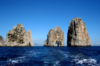 Full-Day Capri Boat Tour from Sorrento with caves and Faraglioni