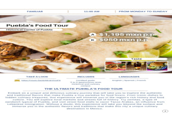 3-Hour Puebla Food Tour through Zócalo and Local Markets