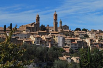 3-Hour Montalcino and Sant'Antimo Abbey Tour with Brunello Views