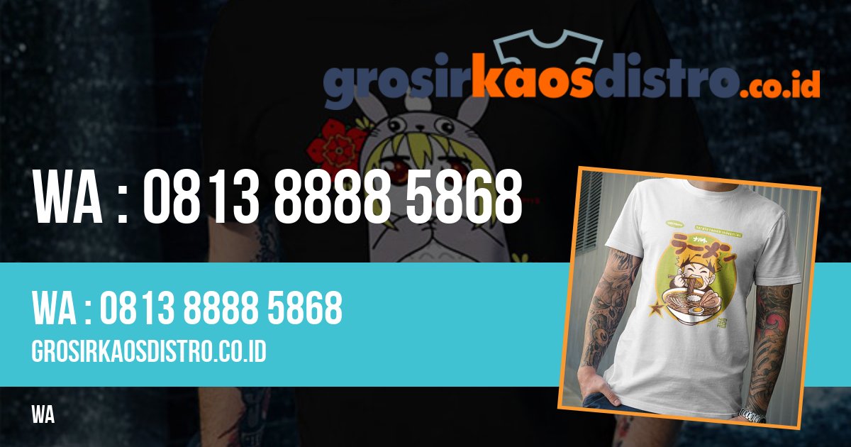 Grosir Kaos Distro Kota Sukabumi Jawa Barat