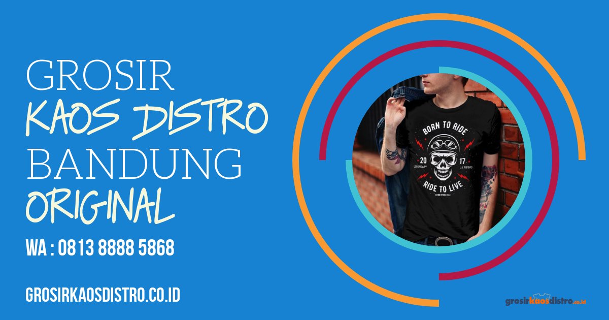 Grosir Kaos Distro Kiddrock Bandung