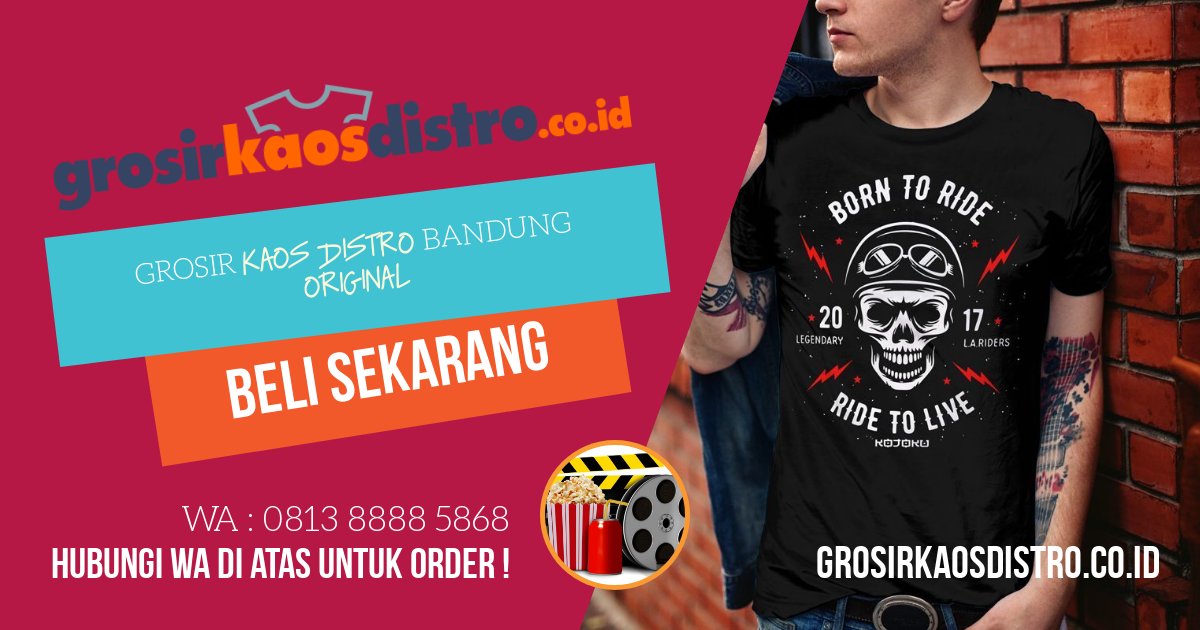 Grosir Kaos Distro Bekasi