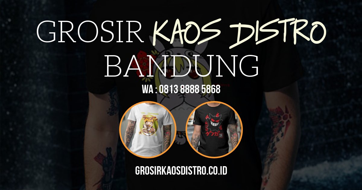 Grosir Kaos Distro Built Up