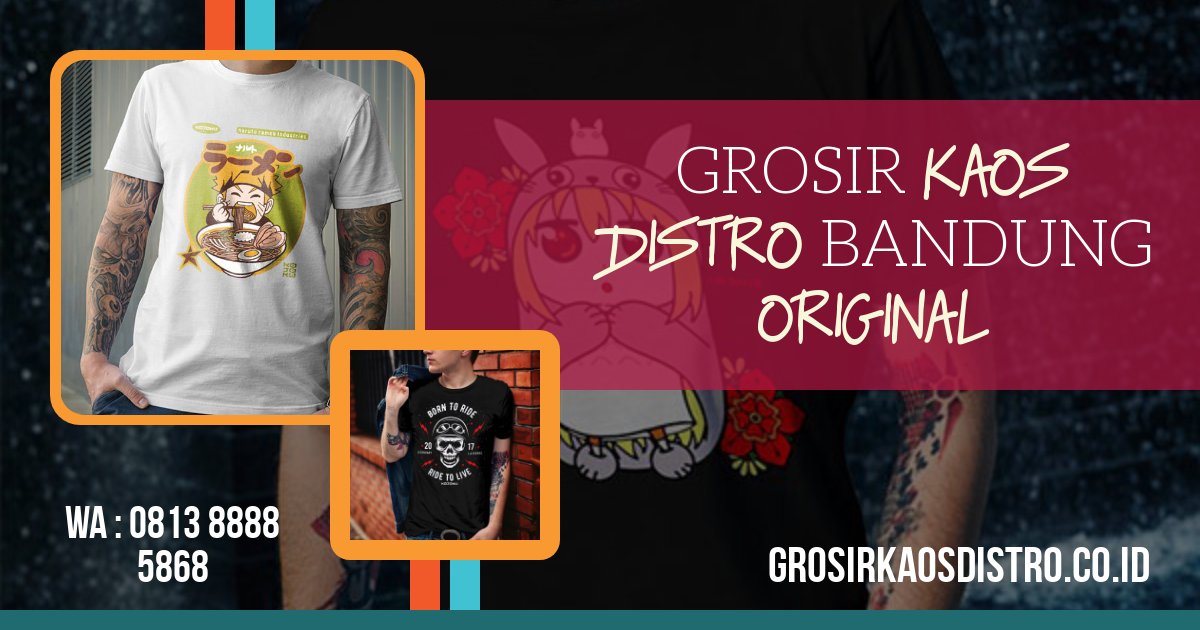 Grosir Kaos Distro All Brand