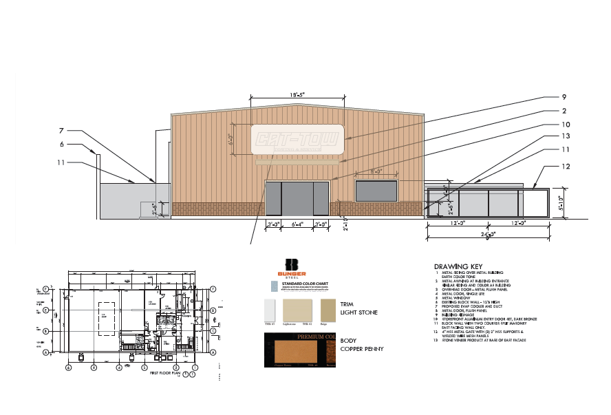 Catalina Towing — site plan or rendering