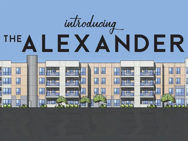The Alexander Apartments — site plan or rendering