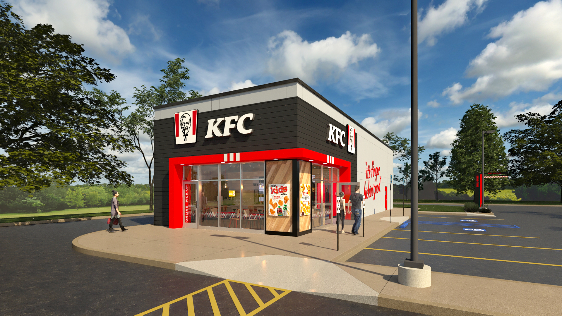 KFC — site plan or rendering
