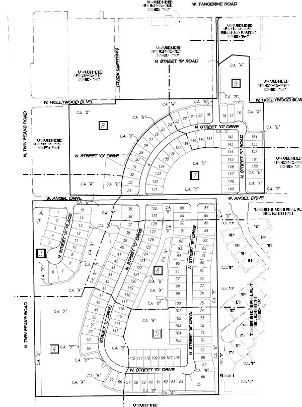 TWIN PEAKS CROSSINGS FINAL PLAT — site plan or rendering