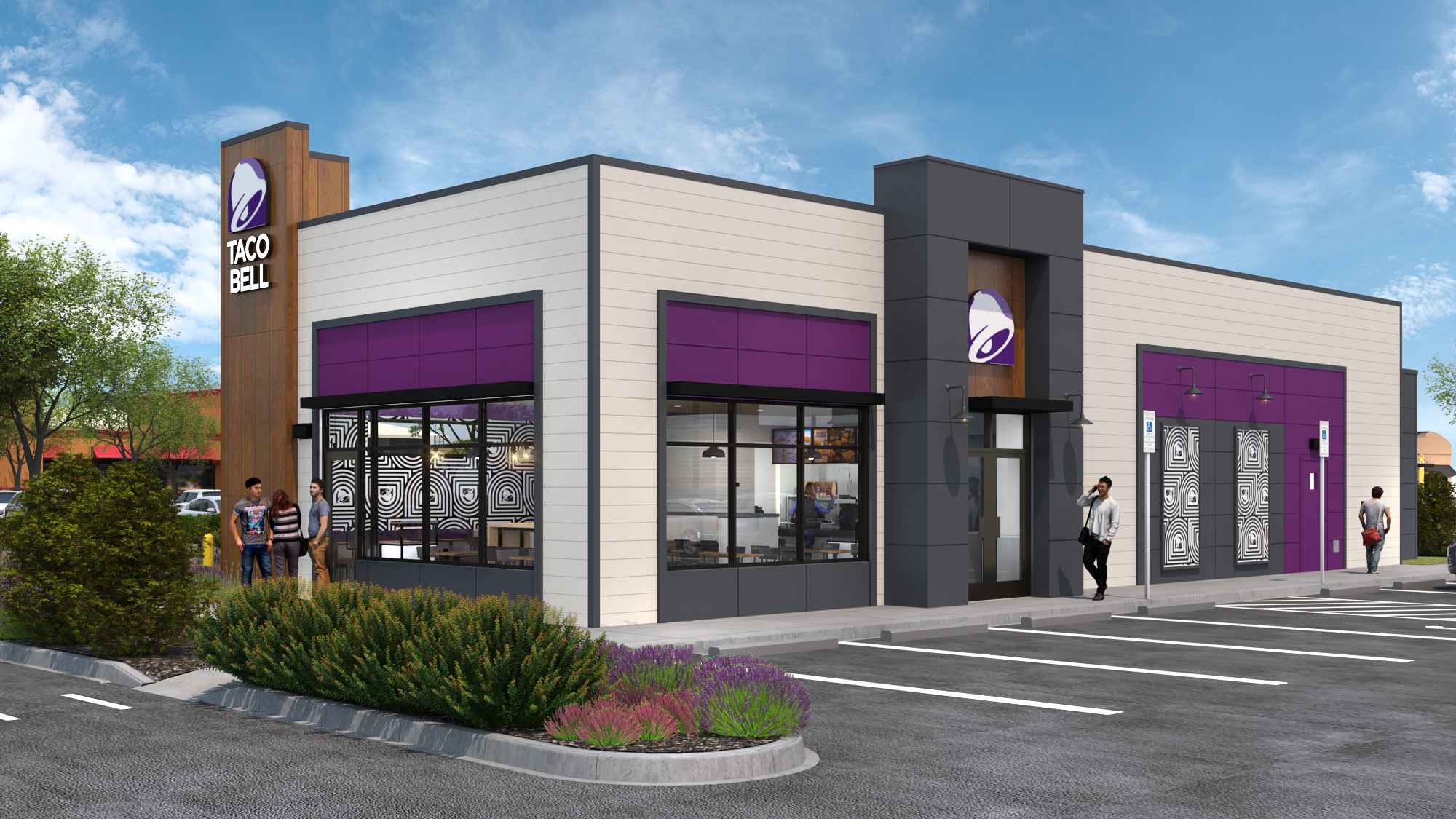 Taco Bell — site plan or rendering