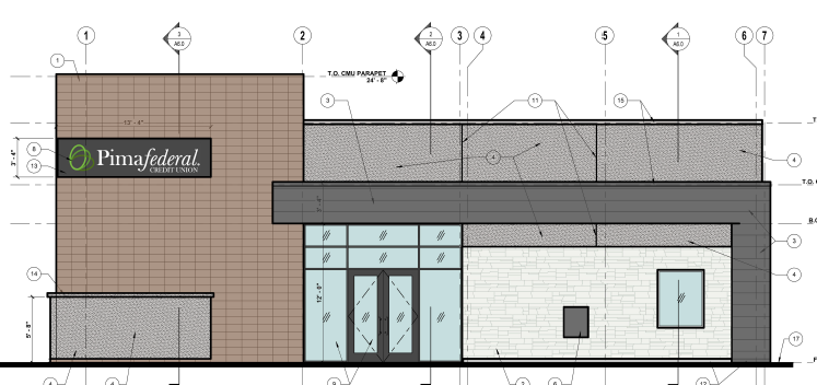 Pima Federal Credit Union — site plan or rendering