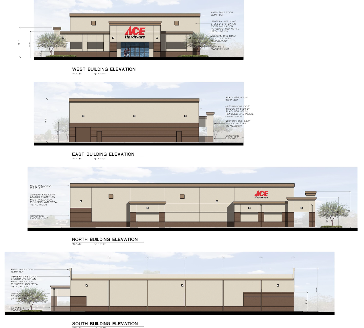 Ace Hardware — site plan or rendering