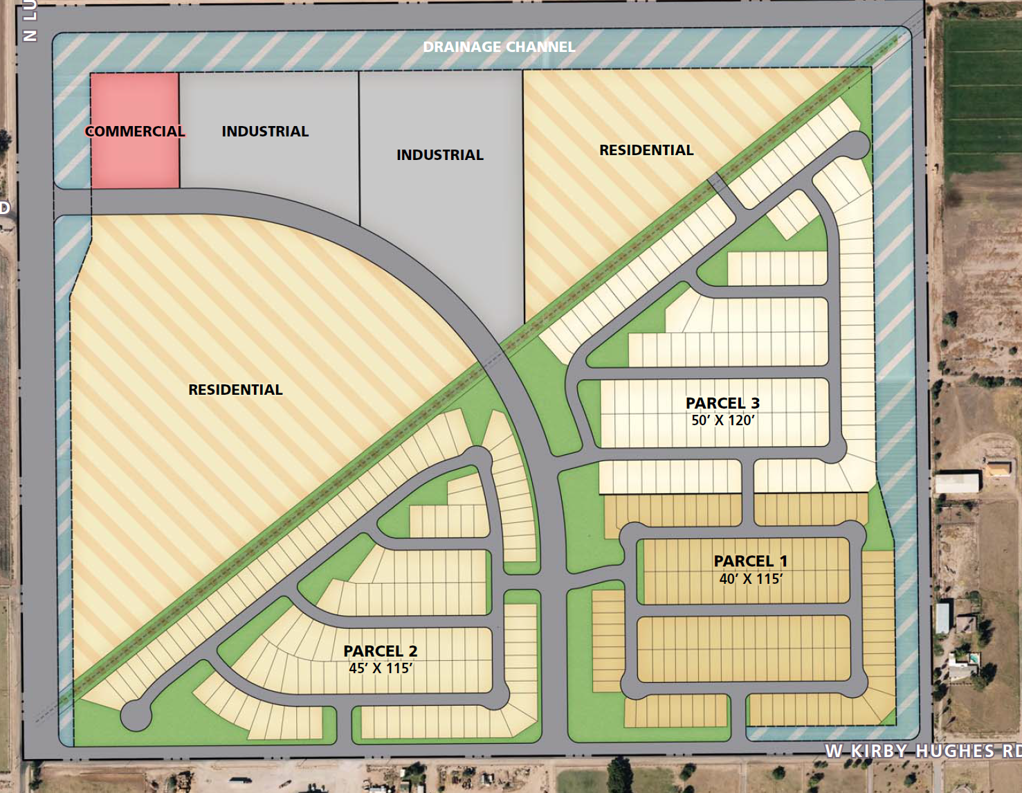 Kirby Hughes & Luckett Specific Plan — site plan or rendering