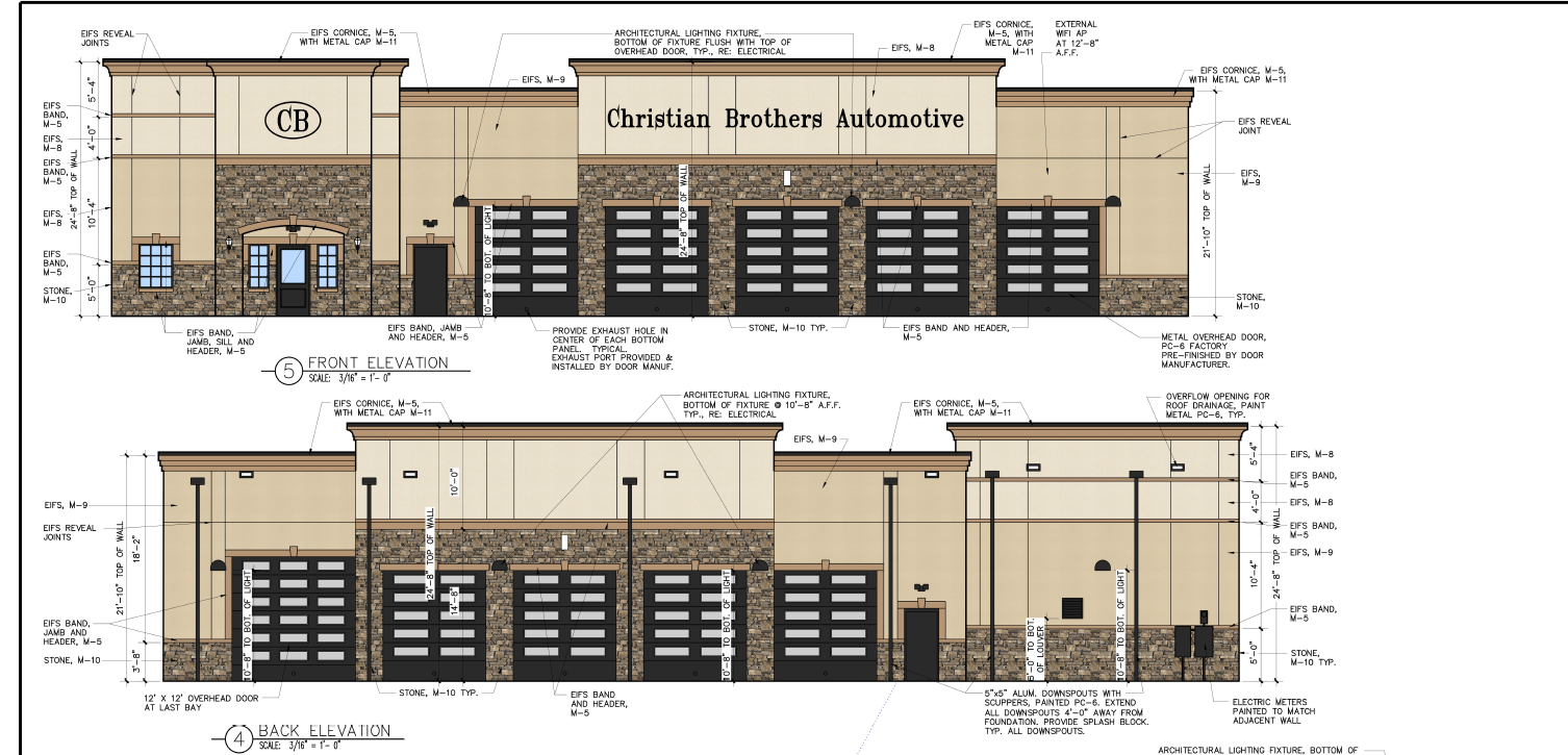 Christian Brothers Automotive — site plan or rendering