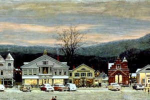 Stockbridge Main Street At Christmas