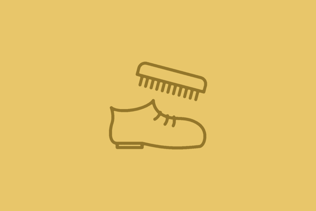 Shoe with a brush, Fashion Care & Tailoring placeholder icon