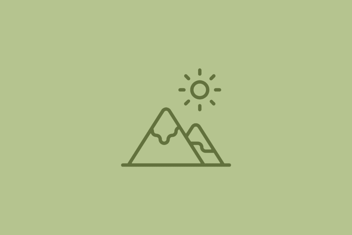 Mountains with a sun, Sports, Fitness & Recreation placeholder icon