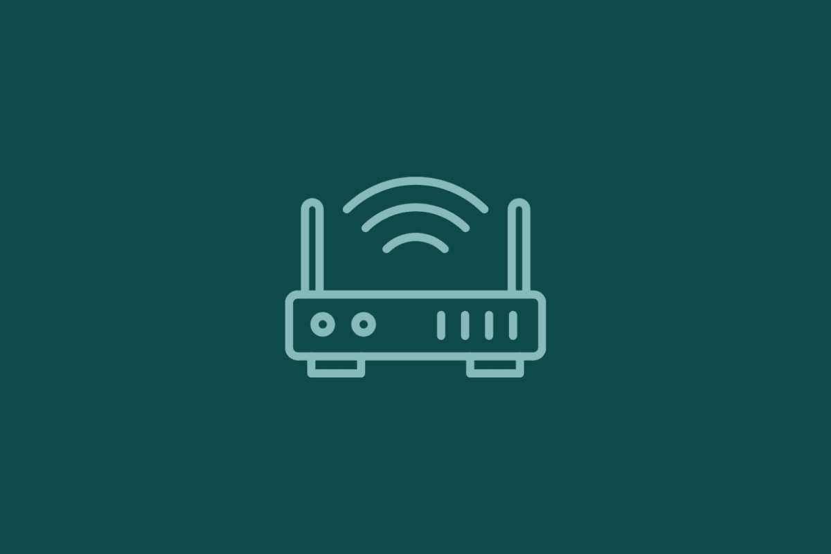 Router with antennas and signal arcs, Technology & IT placeholder icon