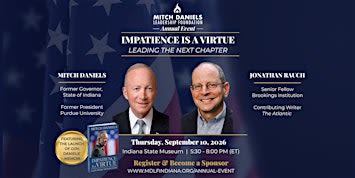2026 Mitch Daniels Leadership Foundation Annual Event
