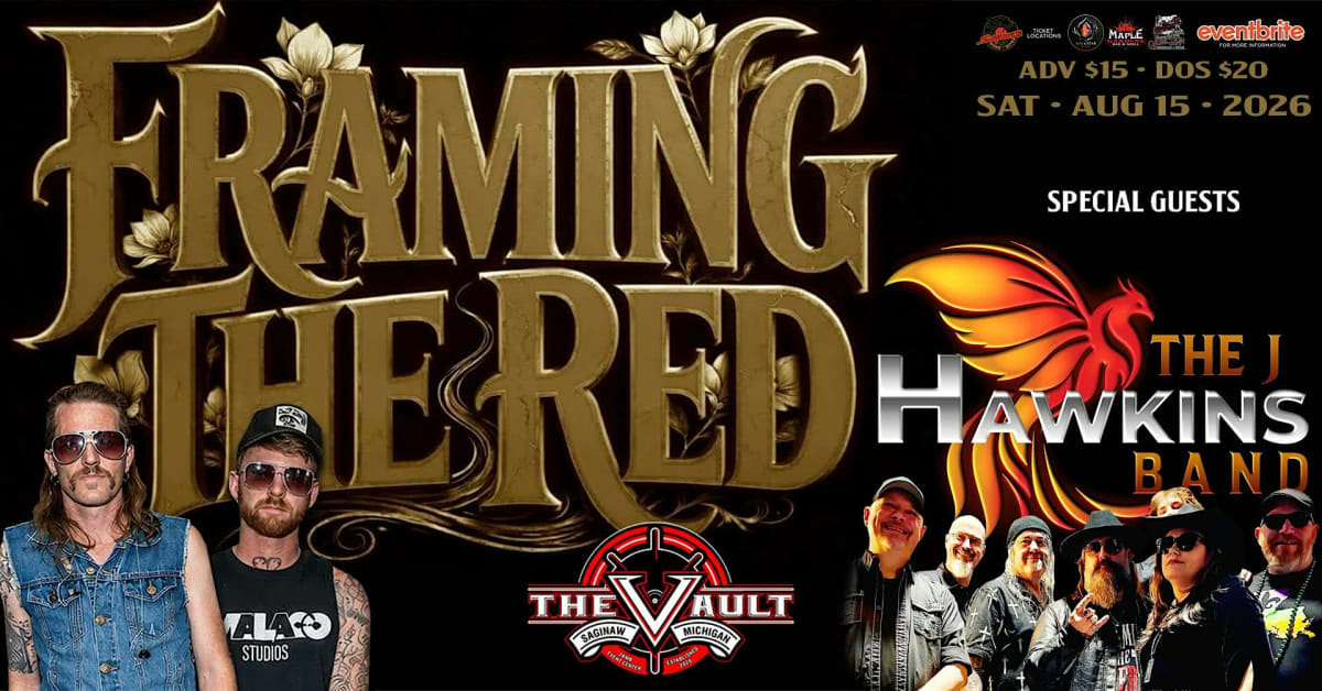 FRAMING THE RED wsg/ The J Hawkins Band