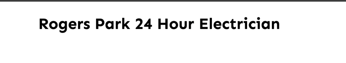  Rogers Park 24 Hour Electrician