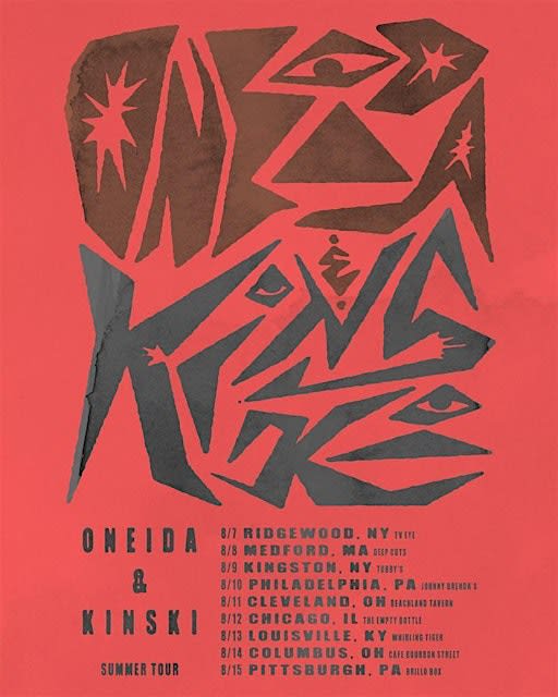Oneida (NYC) + Kinski  (Seattle) w/ The Lindsay @ Cafe Bourbon Street 8/14