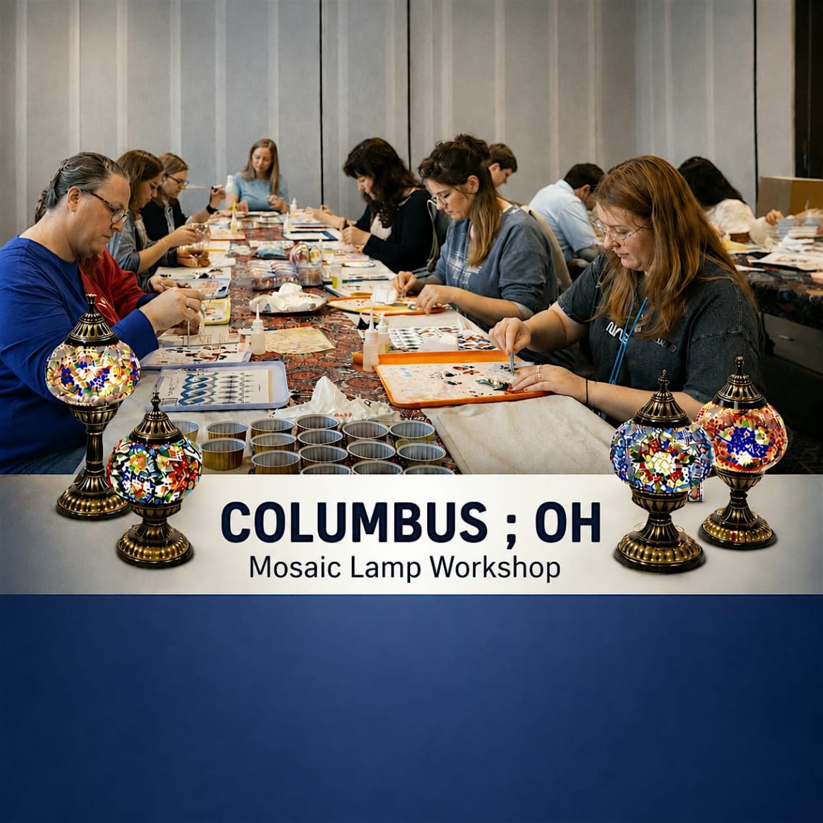 Mosaic Lamp Workshop in Columbus, OH