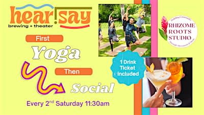 Vinyasa Yoga Flow & Brewery Social (Drink Included)