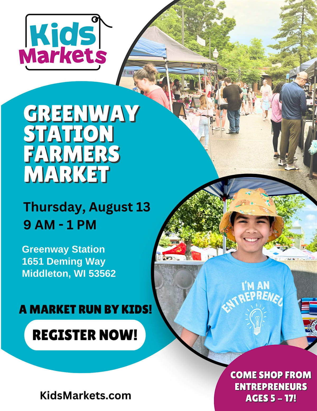 Kids Markets at Greenway Station Farmers Market