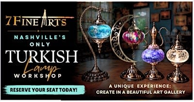Nashville's Only Turkish Lamp Workshop!