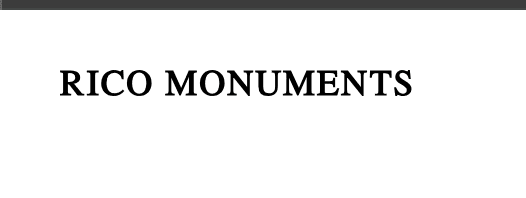  Rico Monuments