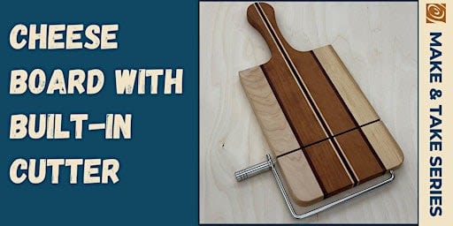 Cheese Board with Built-in Cutter
