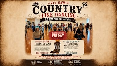 YEE HAW! Country Line Dancing - Advanced Class!