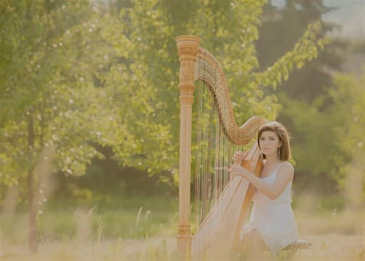Bach for Solo Harp with French Wine Dinner at Shiloh Manor Farm