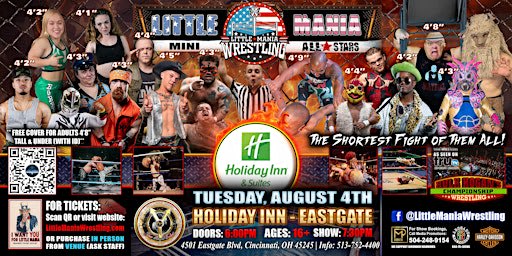 Eastgate, OH - Little Mania Mini Wrestling @ Holiday Inn - Eastgate
