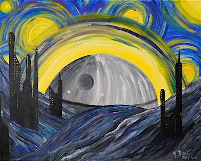 Starry Wars Night Painting Workshop @ MaybeItsFate