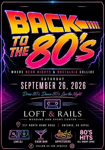 Back to the 80's Dance!