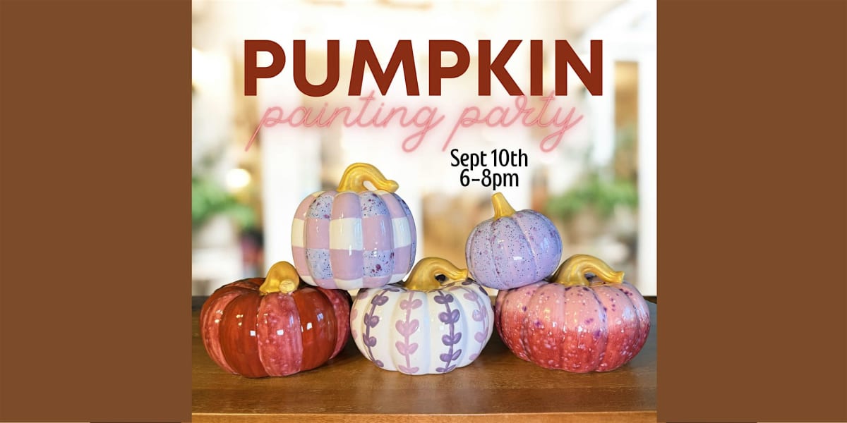 Pumpkin Painting Party - Ohio